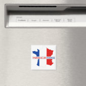 Aimant fabriqué en france carte pays drapeau étiquette (In Situ (Lave-vaisselle))