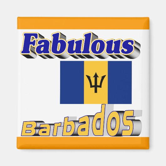 Aimant fabulous barbados (Devant)