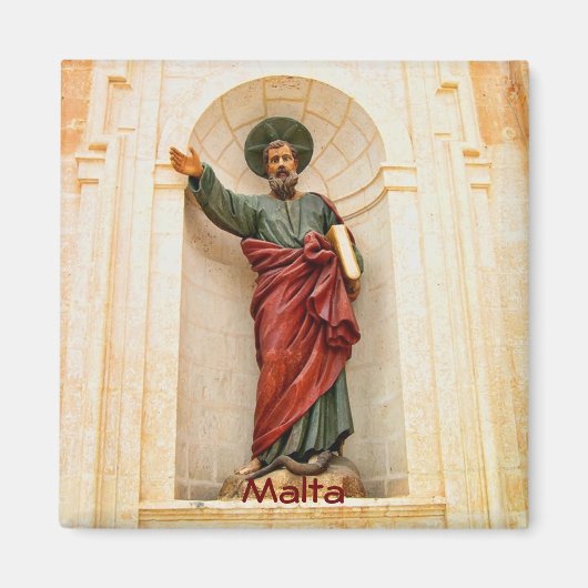 Aimant Façade de l'église à Malte (Devant)