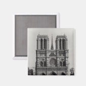 Aimant Façade Notre-Dame, Paris, fin 19e siècle (Recto/Verso)