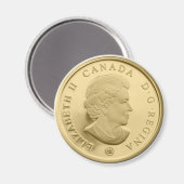Aimant Face Canada or Dollar (Recto/Verso)