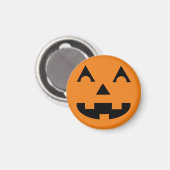 Aimant Face Citrouille Halloween (Recto/Verso)