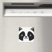 Aimant Face de Panda Bear Kawaii (In Situ (Lave-vaisselle))