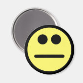Aimant Face de pied de poker jaune (Recto/Verso)