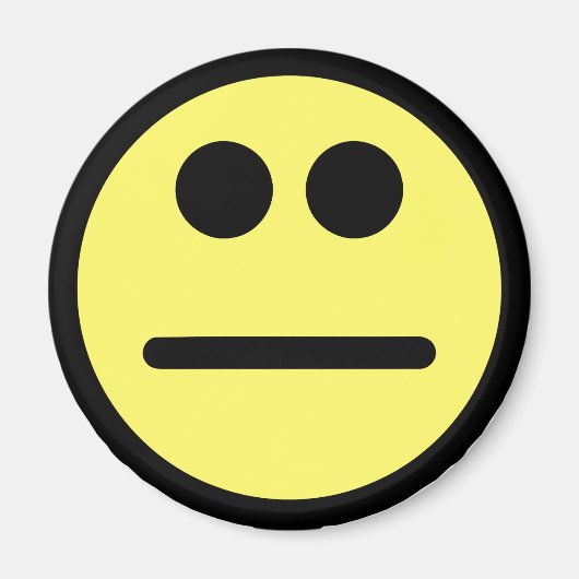 Aimant Face de pied de poker jaune (Devant)