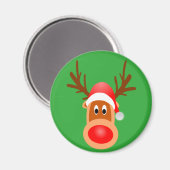 Aimant Face de renne sur (Recto/Verso)