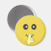 Aimant Face de sourire calme (Recto/Verso)