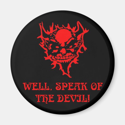 Aimant Face diabolique (Devant)