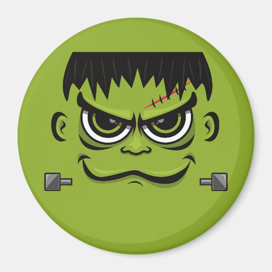 Aimant Face Frankenstein Halloween (Devant)