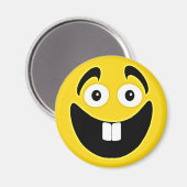 Aimant Face Jaune Deux Dents Avant (Recto/Verso)