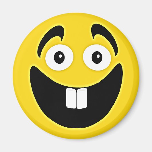 Aimant Face Jaune Deux Dents Avant (Devant)