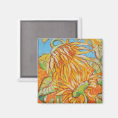 Aimant "'Face OFF''' Sunflowers by Bruce Tunis (Recto/Verso)