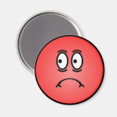 Aimant Face Silly Smiley de luxe (Recto/Verso)