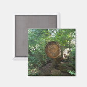 Aimant Face sur un arbre (Recto/Verso)