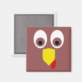 Aimant Face Turquie de l'action de grâces (Recto/Verso)