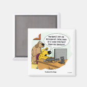 Aimant Facebook pour Dogs (Recto/Verso)