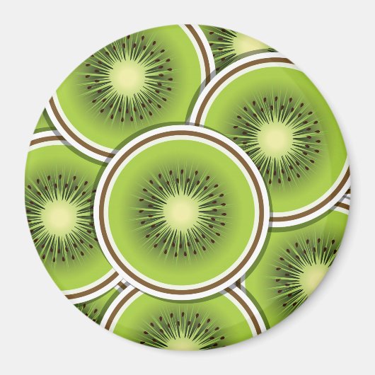 Aimant Fâcheux kiwi (Devant)