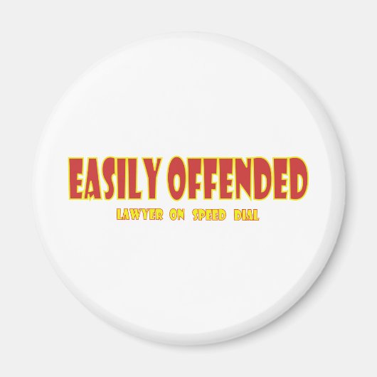 Aimant Facile à blesser (Devant)