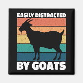 Aimant Facile À Distraire Par Les Chèvres Mignonne Cool D (Devant)
