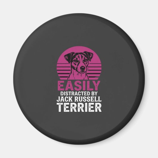 Aimant Facilement Distrait Par Jack Russell Terrier (Devant)