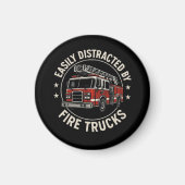 Aimant Facilement Distrait Par Les Camions De Pompiers (Devant)