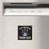 Aimant Facilement Distrait Par Les Chats Tuxedo (In Situ (Lave-vaisselle))