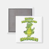 Aimant Facilement Distrait Par Les Crocodiles (Recto/Verso)