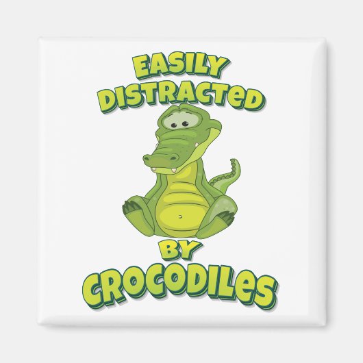 Aimant Facilement Distrait Par Les Crocodiles (Devant)