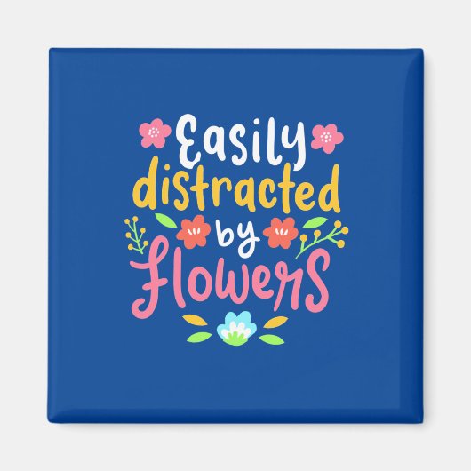 Aimant Facilement Distrait Par Les Fleurs (Devant)