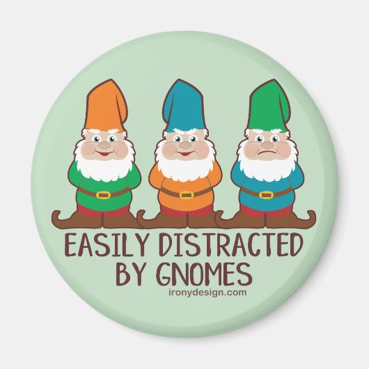 Aimant Facilement distrait par les nomes (Devant)