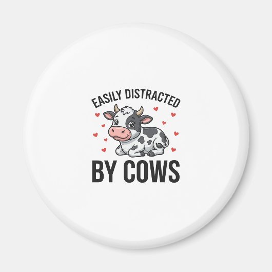 Aimant Facilement distrait par les vaches Graphique de va (Devant)