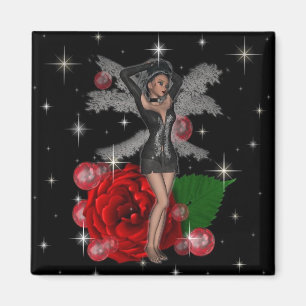 Aimant Faery rose élégant de KRW