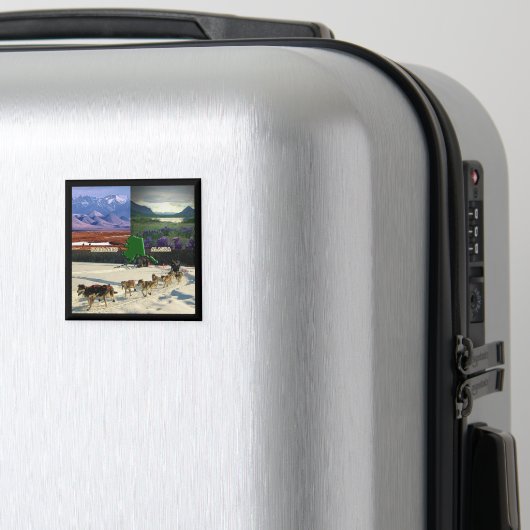 Aimant Fairbanks, Alaska Collage (In Situ (Bagages))