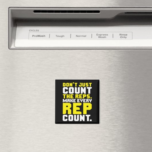 Aimant Faire chaque compte Rep - Motivation de l'entraîne (In Situ (Lave-vaisselle))