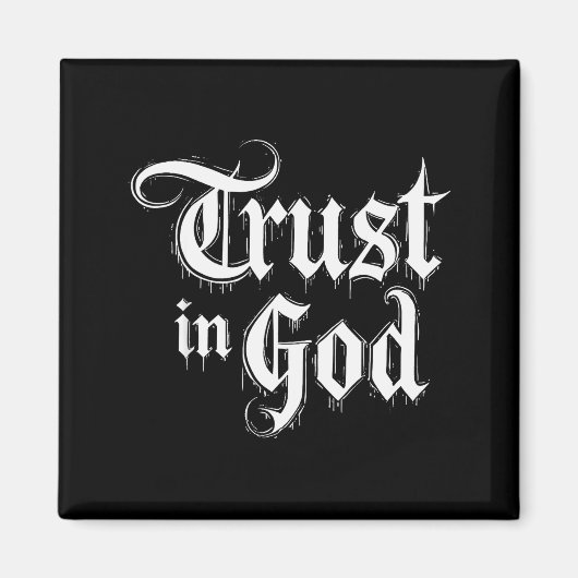 Aimant Faire confiance à Dieu (Devant)