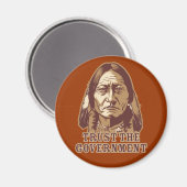 Aimant Faire confiance au gouvernement (Recto/Verso)