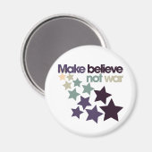 Aimant Faire croire pas la guerre (Recto/Verso)