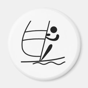 Aimant Faire de la planche à voile