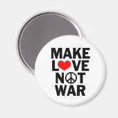 Aimant Faire de l'amour pas de la guerre la paix (Recto/Verso)