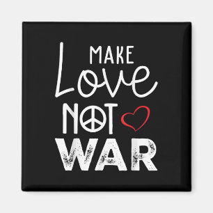 Aimant Faire de l'amour pas la guerre la paix le soutien