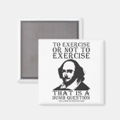 Aimant Faire De L'Exercice Ou Ne Pas Faire De L'Exercice (Recto/Verso)