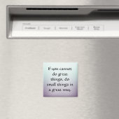 Aimant Faire des petites choses d'une manière géniale (In Situ (Lave-vaisselle))