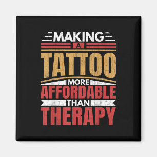 Aimant Faire Du Tatouage Est Thérapie Drôle Tatouage Arti