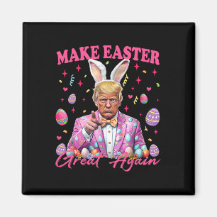 Aimant Faire Pâques Grande à nouveau Drôle de Lapin Trump