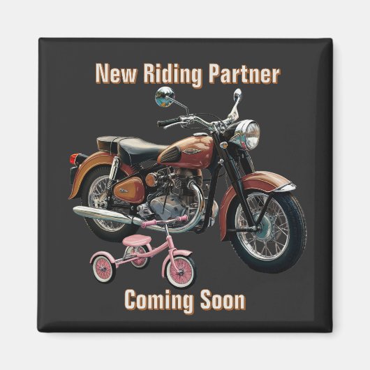 Aimant Faire-part bébé (Devant)