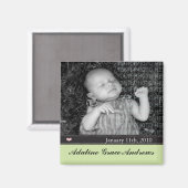 Aimant Faire-part bébé (Recto/Verso)