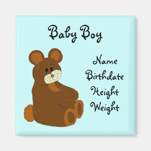 Aimant Faire-part bébé