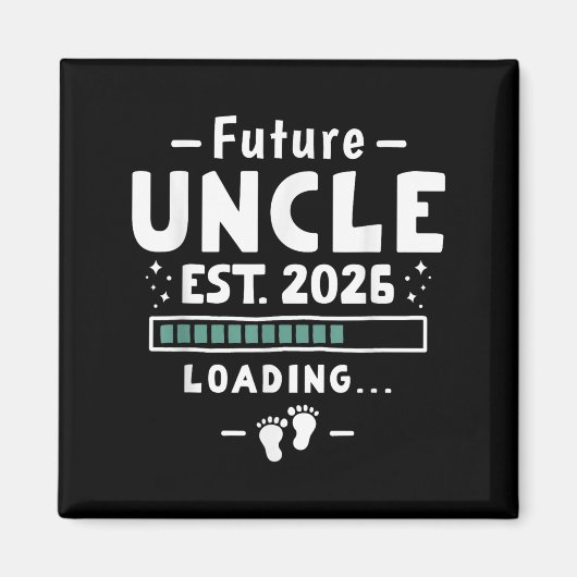 Aimant Faire-part De Grossesse Frère À Oncle - Future U (Devant)