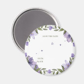 aimant faire-part de mariage (Recto/Verso)