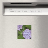 Aimant Faire part de mariage Hydrangea Mauve (In Situ (Lave-vaisselle))